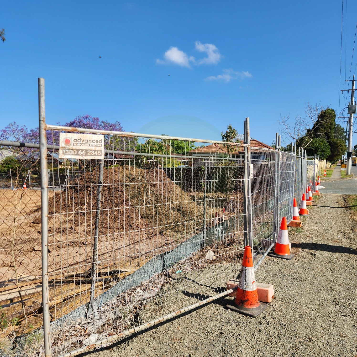 temporary fence